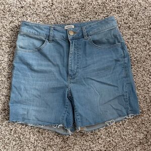 Ripton cutoff denim bike shorts jorts